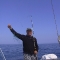 Jake with totally snarled fishing line