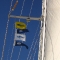 Fish flags show contest score: Wahoo 2, Tuna w